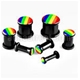 Rainbow Ear Plug12mm